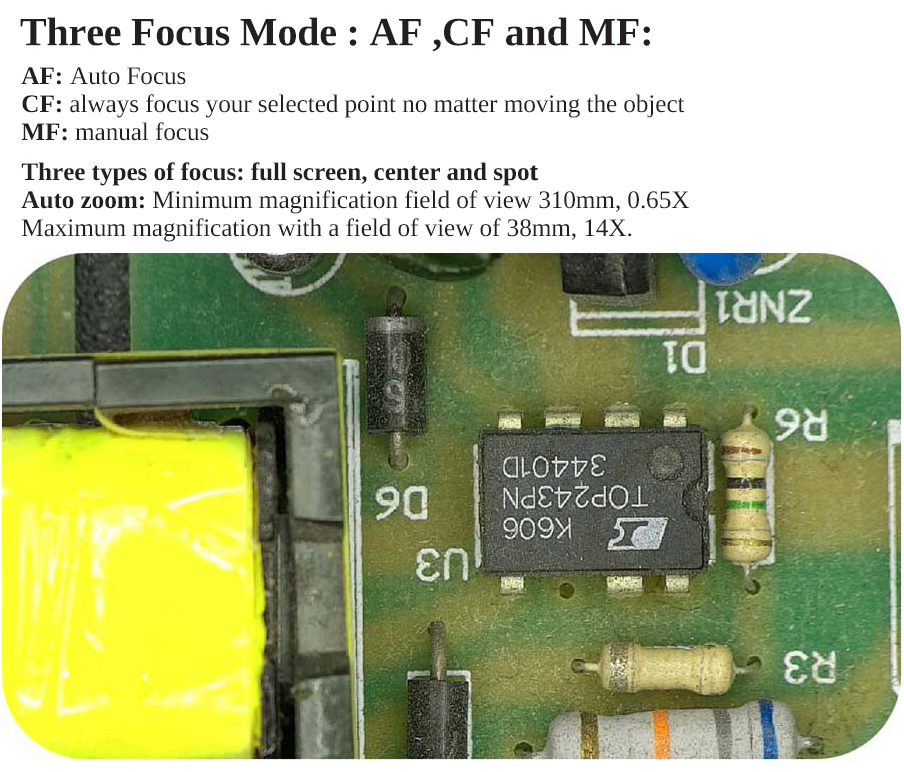 China Best Of AUT-ofocus Digital Microscope UT-3500AF - Detail 2