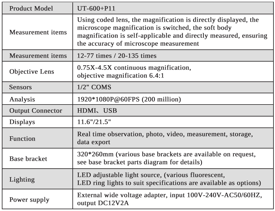 China Top Of All In One Microscope UT-600II - Detail 7