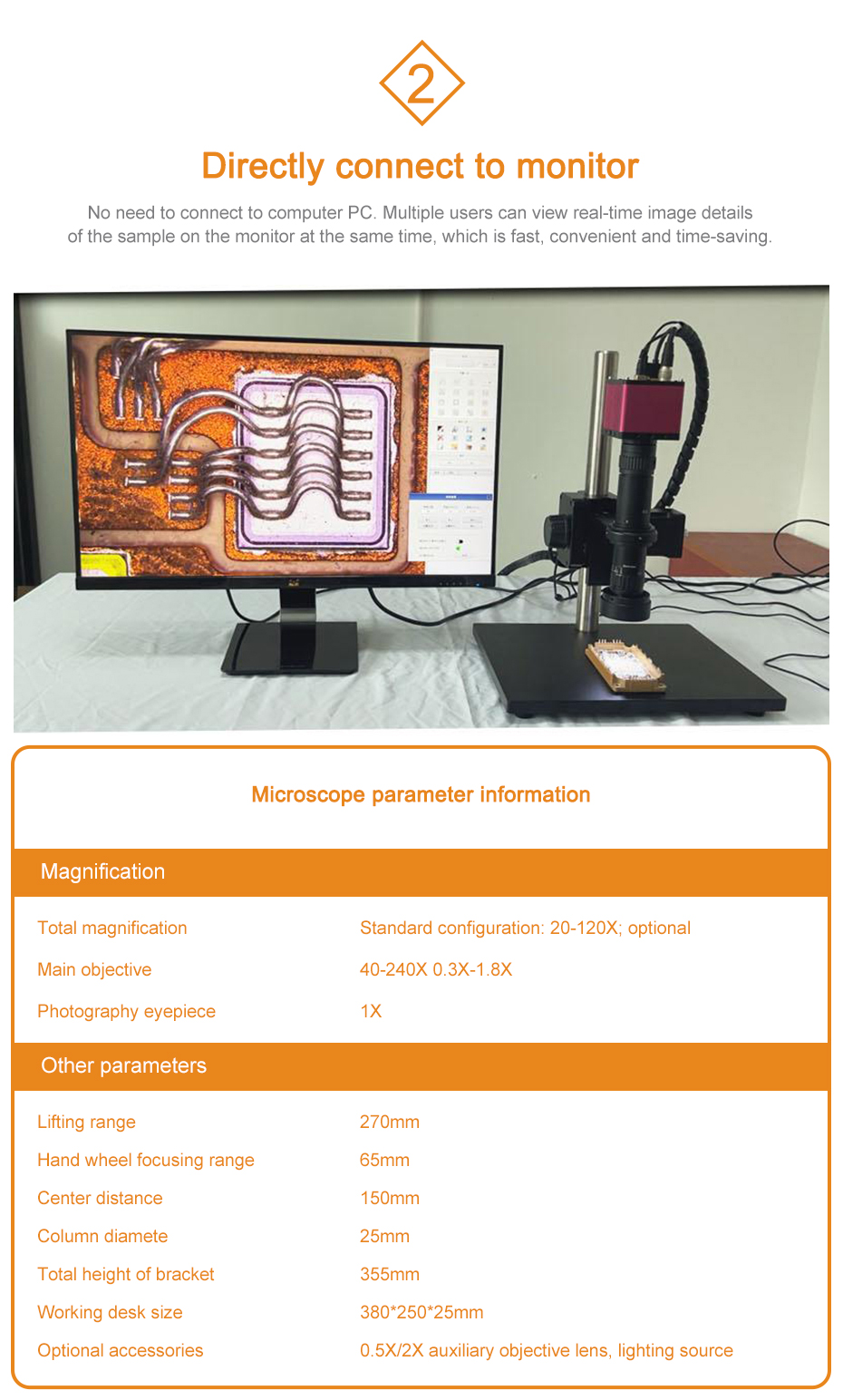 Utcom Brand Of Deep View Electronic Microscope - Detail 2
